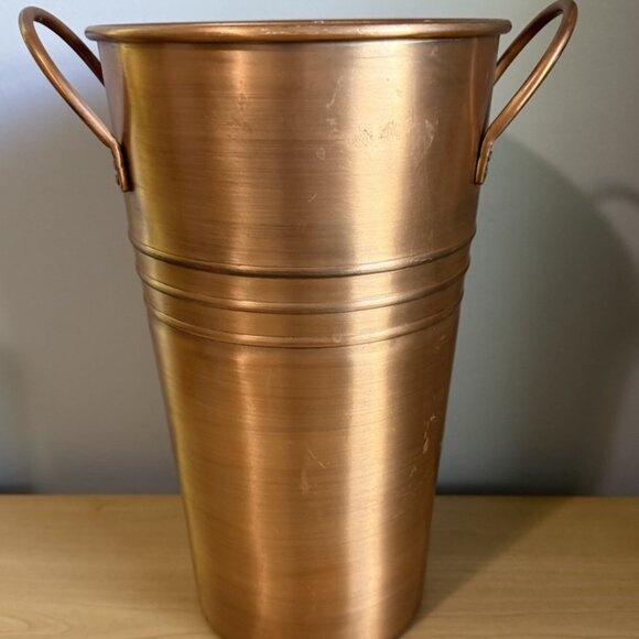 Smith & Hawken French Style Copper Lined Flower Planter Bucket 13” - India - Picture 1 of 12